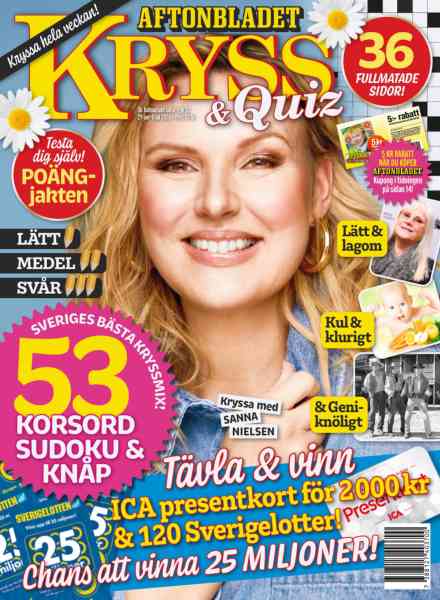 Kryss & Quiz – 29 Juni 2026