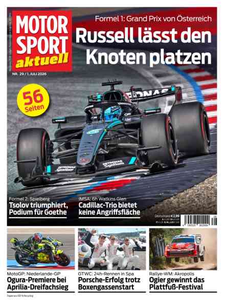 Motorsport aktuell – 30 Juni 2026
