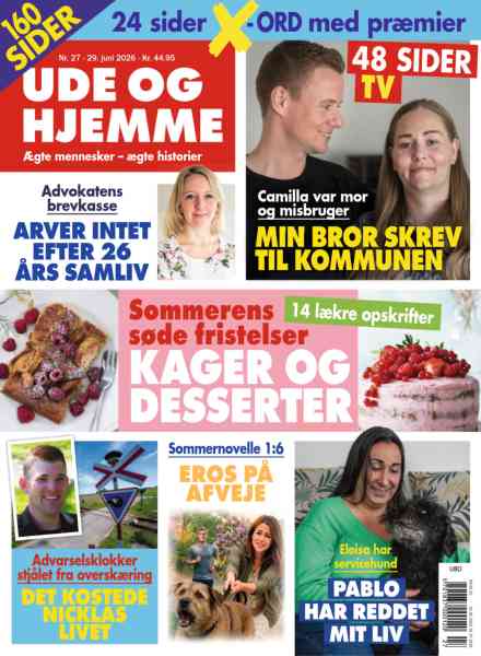 Ude og Hjemme – 29 Juni 2026