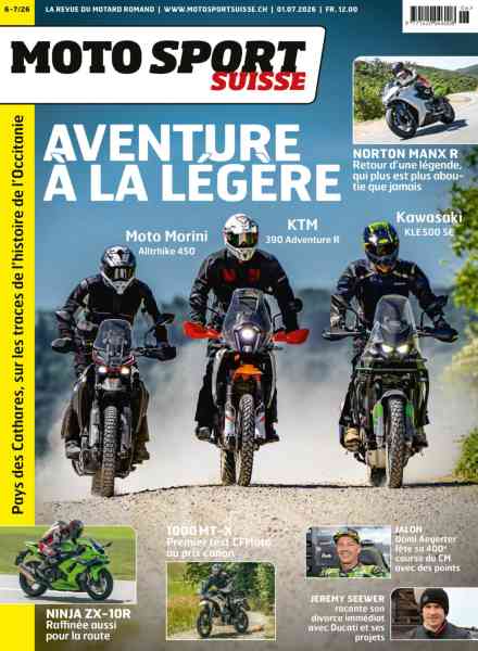 Moto Sport Suisse – Juillet 2026
