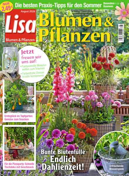Lisa Blumen & Pflanzen – August 2026
