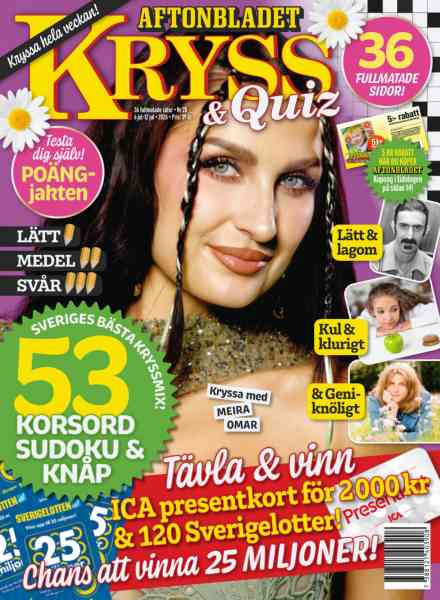 Kryss & Quiz – 6 Juli 2026