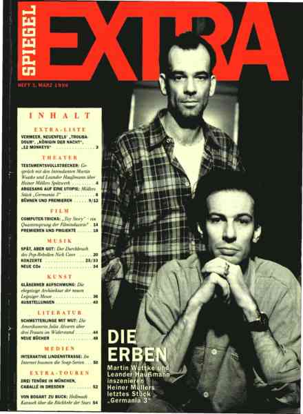 Kultur Spiegel – Marz 1996