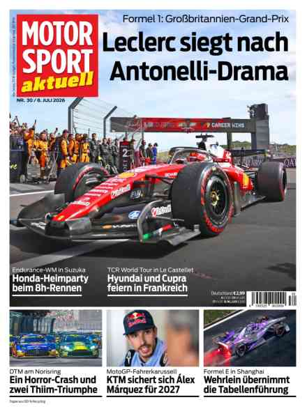 Motorsport aktuell – 7 Juli 2026