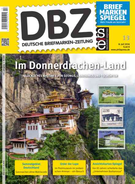 Deutsche Briefmarken-Zeitung – 8 Juli 2026