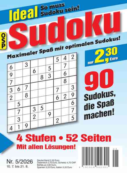 Ideal Sudoku – Nr 5 2026