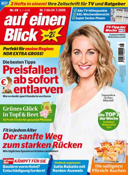Auf Einen Blick – 9 Juli 2026