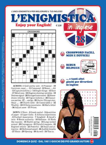 Enigmistica in inglese – Luglio-Settembre 2026