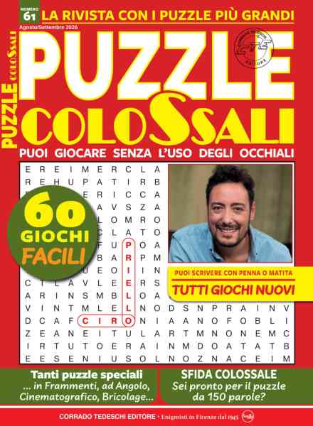 Puzzle Colossali – Agosto-Settembre 2026