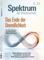 Spektrum der Wissenschaft – August 2026