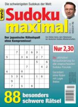Sudoku Maximal – Nr 4 2026