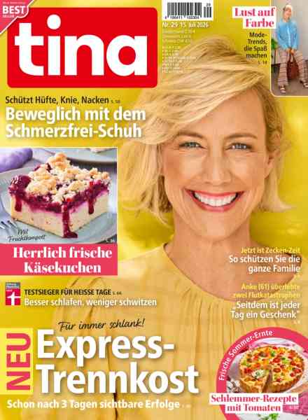 Tina – 9 Juli 2026