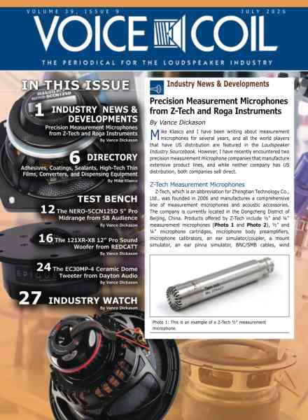Voice Coil Magazine – July 2026