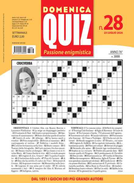 Domenica Quiz – 23 Luglio 2026