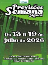 Previsoes da Semana – 13 Julho 2026
