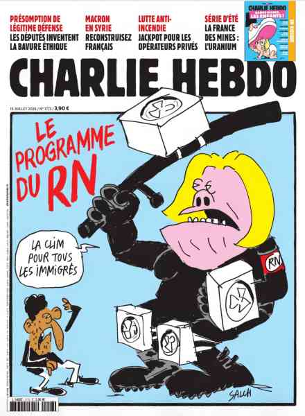 Charlie Hebdo – 15 Juillet 2026