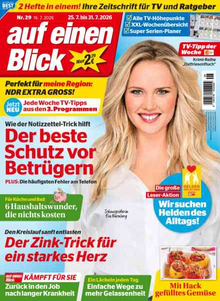 Auf Einen Blick – 16 Juli 2026