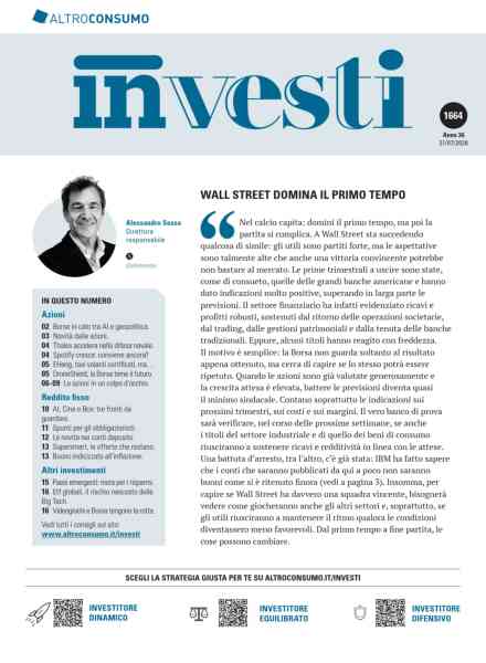 Altroconsumo Investi – 21 Luglio 2026