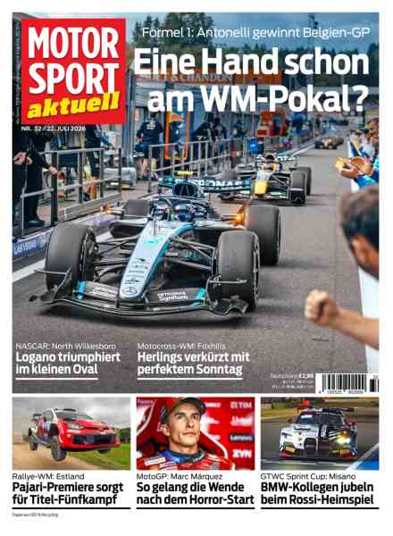 Motorsport aktuell – 21 Juli 2026