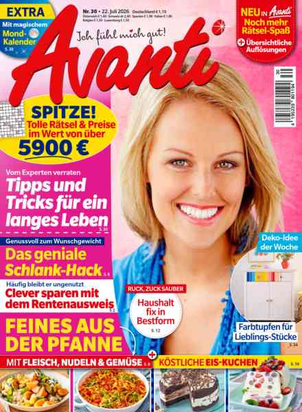 Avanti – 22 Juli 2026