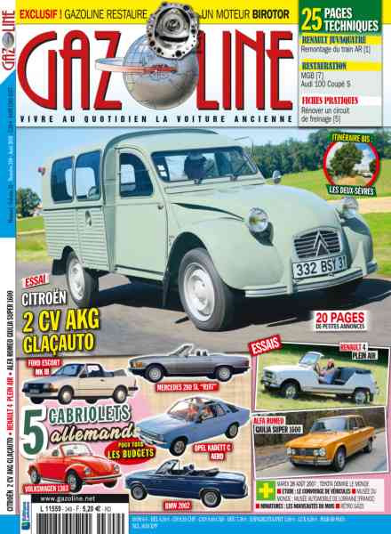 Gazoline – Aout 2026