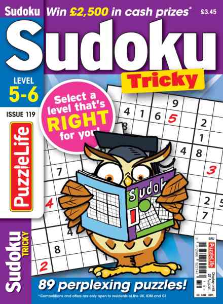 PuzzleLife Sudoku Tricky – July 2026