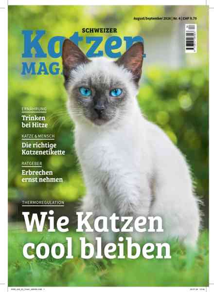 Schweizer Katzen Magazin – August-September 2026