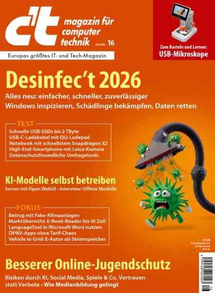 c’t Magazin – 24 Juli 2026