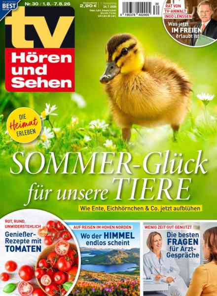 TV Horen und Sehen – 24 Juli 2026